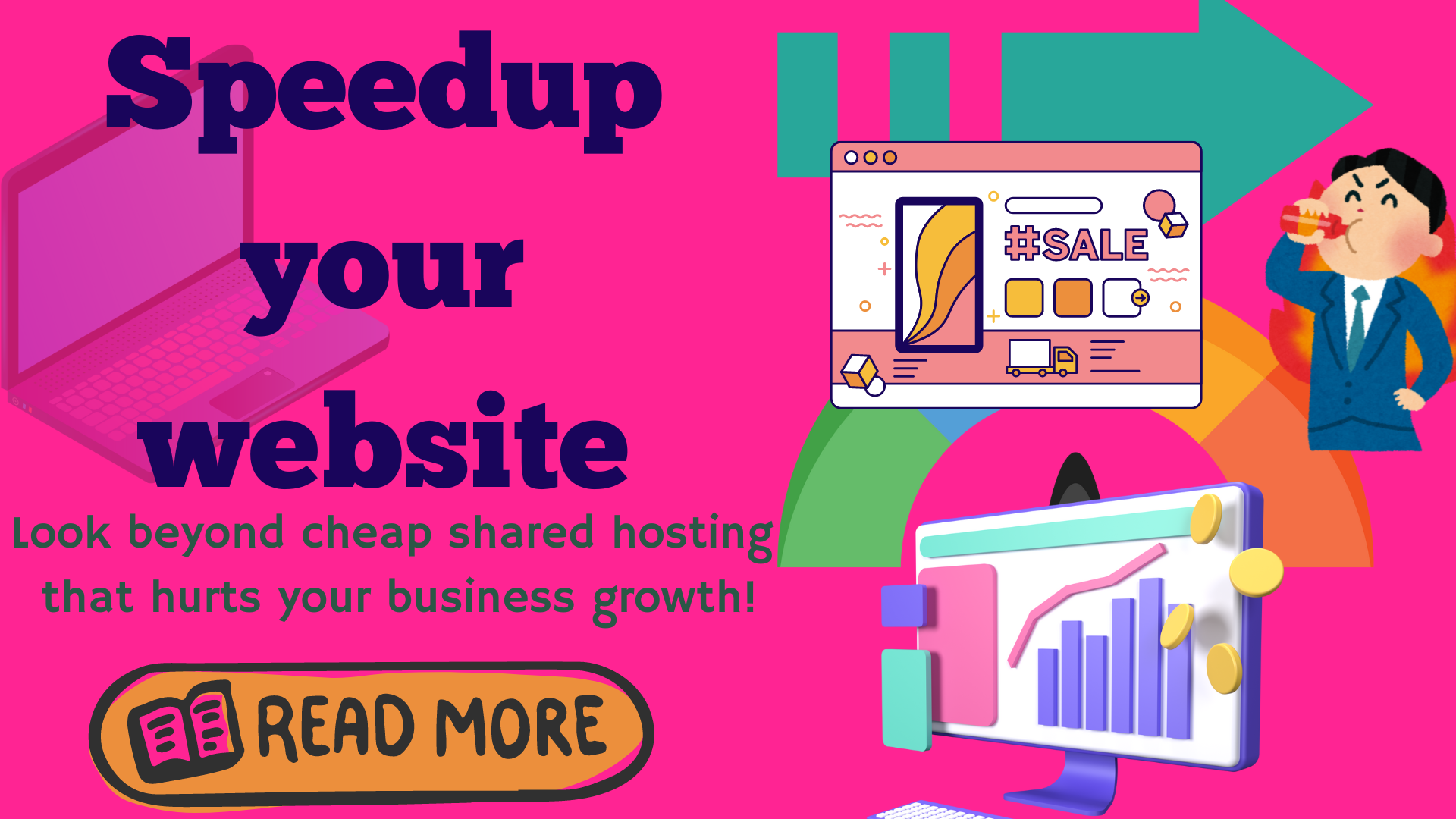 Look beyond cheap shared hosting that hurts your business growth