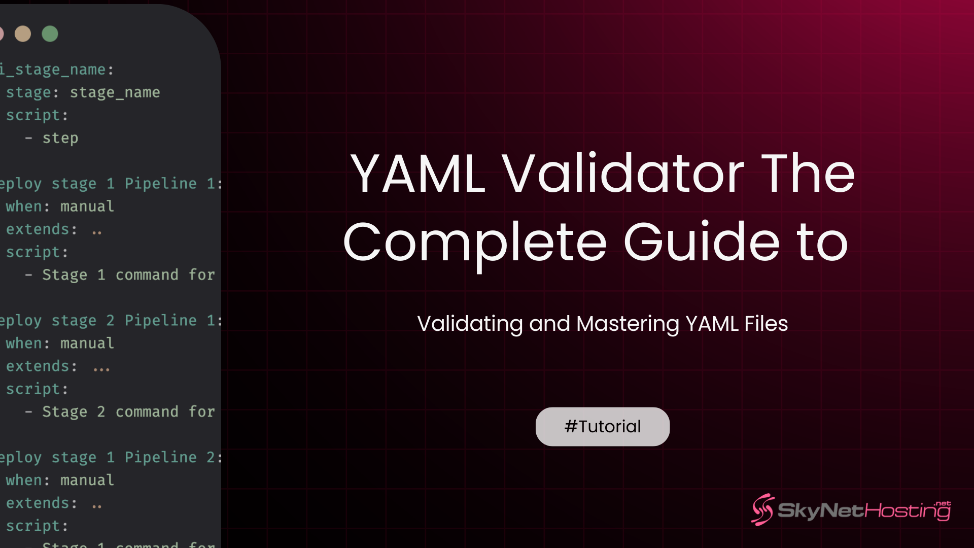 Black and Green Gradient Minimalist Professional Business Presentation 10 YAML Validator The Complete Guide to Validating and Mastering YAML Files