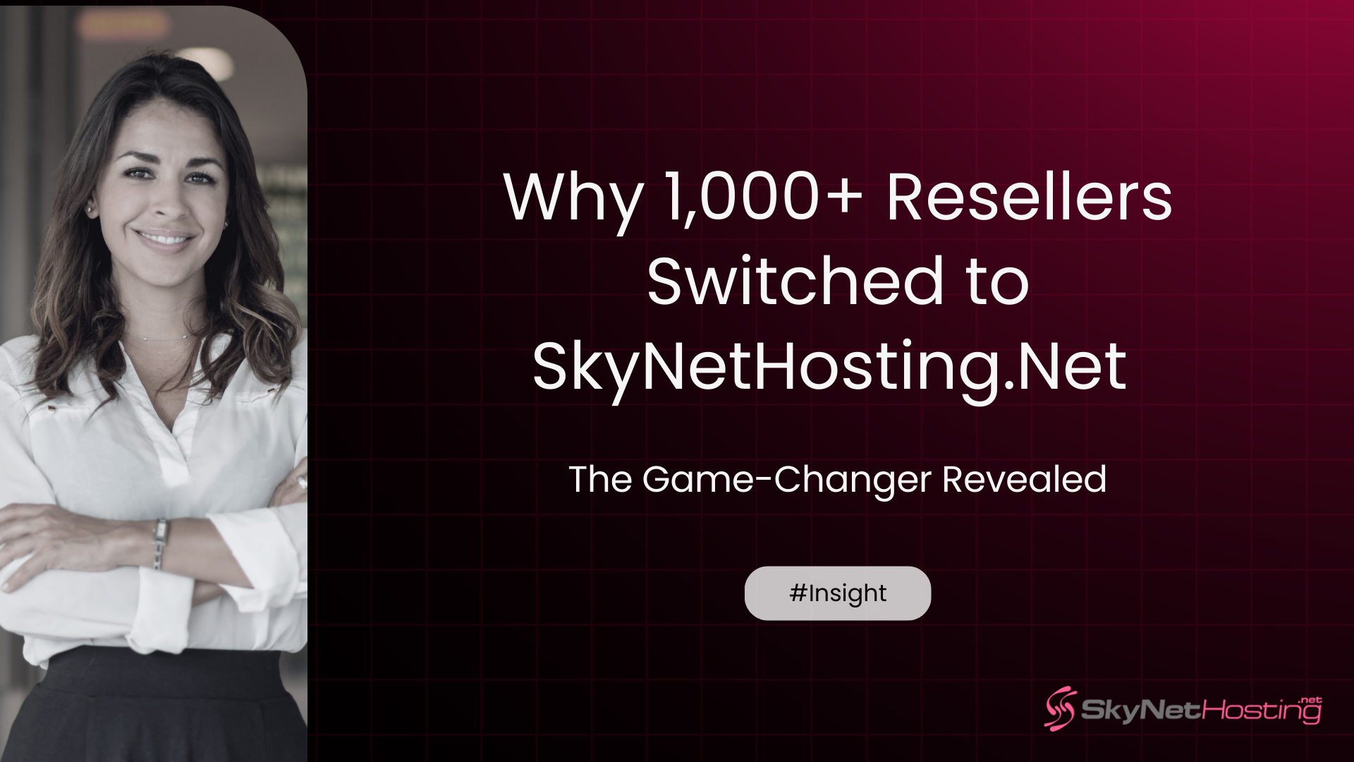 Black and Green Gradient Minimalist Professional Business Presentation 11 Why 1,000+ Resellers Switched to SkyNetHosting.Net Inc, The secret is here