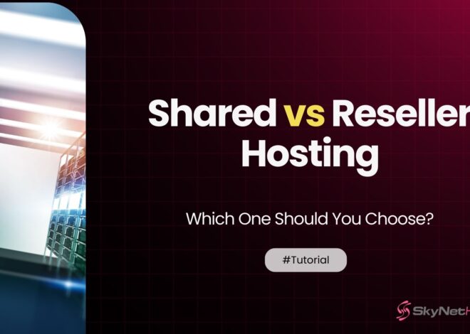 Shared vs Reseller Hosting in 2025: Which One Should You Choose?
