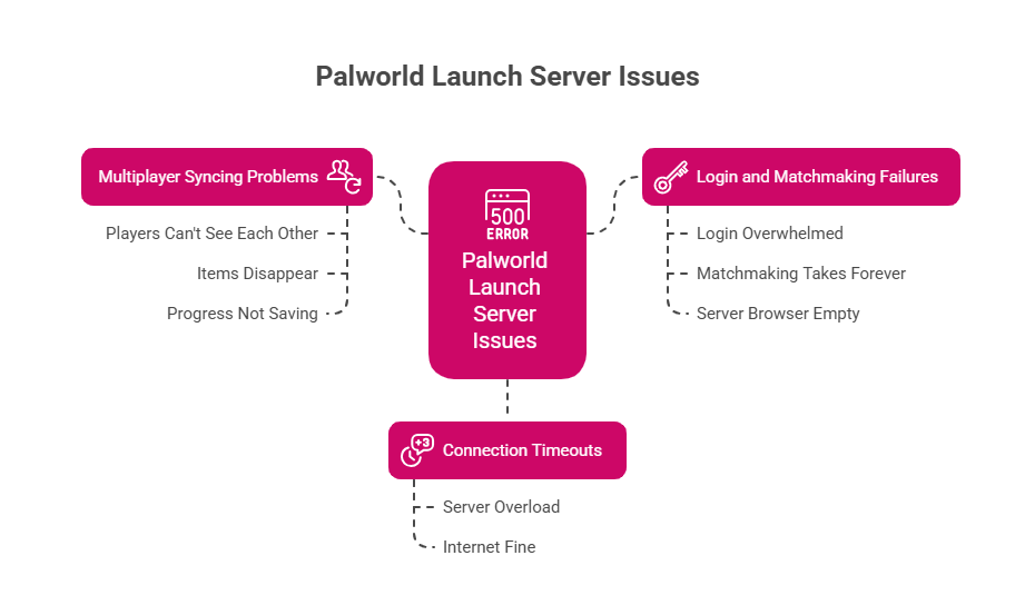 visual selection 29 What are the Common Palworld Launch Server Issues