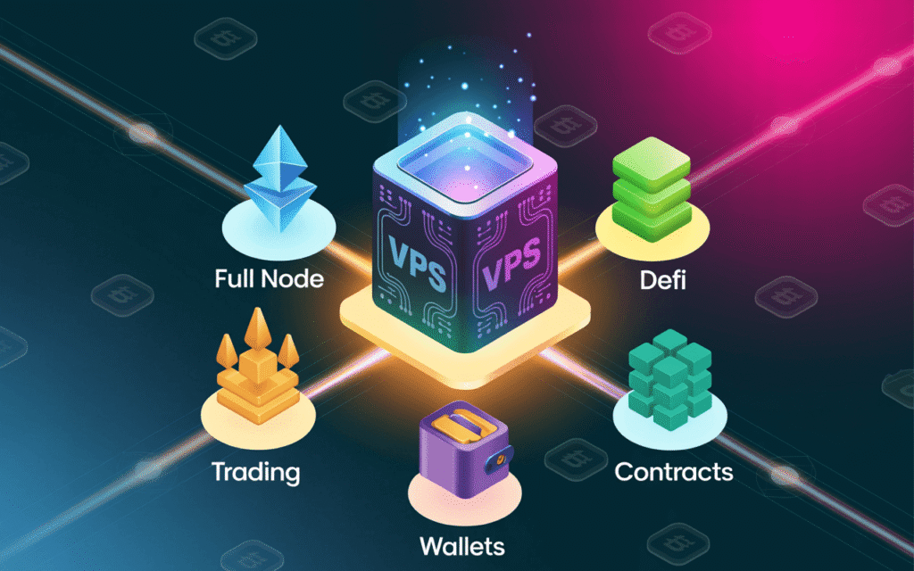 Different types of blockchain apps that needed for VPS hosting