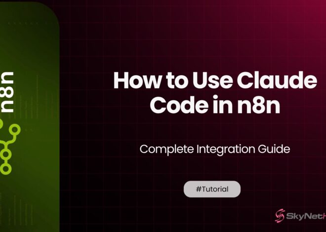 Black and Green Gradient Minimalist Professional Business Presentation 2 How to Use Claude Code in n8n – Step-by-Step Integration Guide