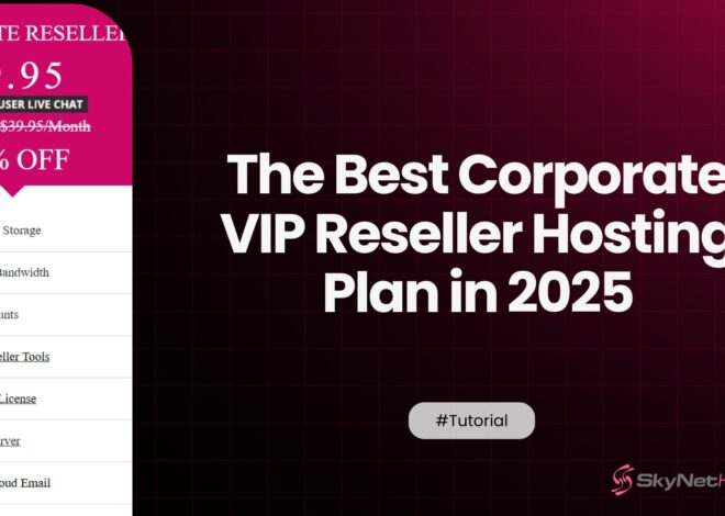 Black and Green Gradient Minimalist Professional Business Presentation The Best Corporate VIP Reseller Hosting Plan for 2025 Featuring Free WHMCS, FREE AI Email Protection, and LiteSpeed Servers