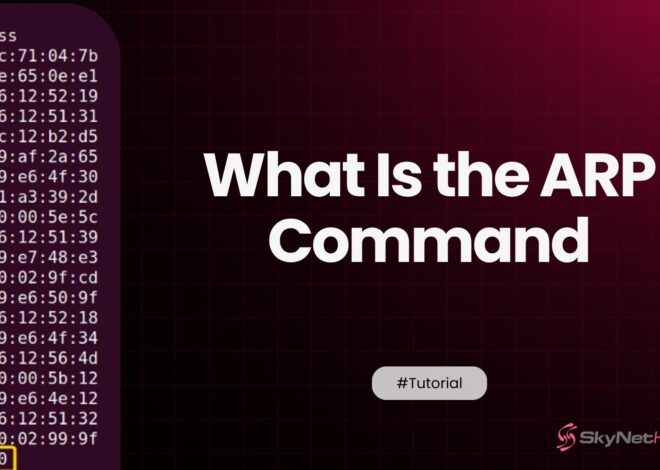 What Is the ARP Command and How Does It Work?