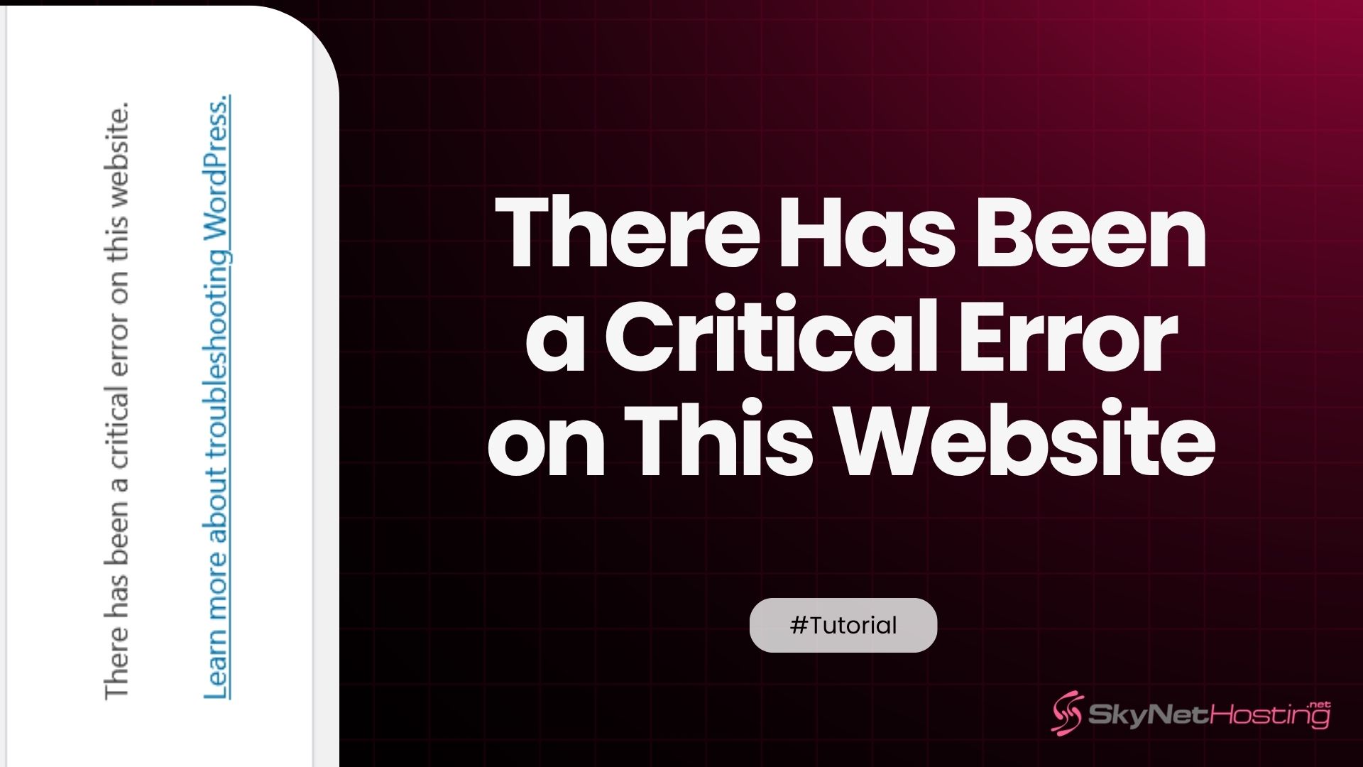 There Has Been a Critical Error on This Website — Complete Fix Guide