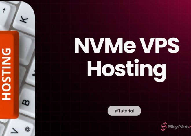 NVMe VPS Hosting: The Future of Speed and Performance