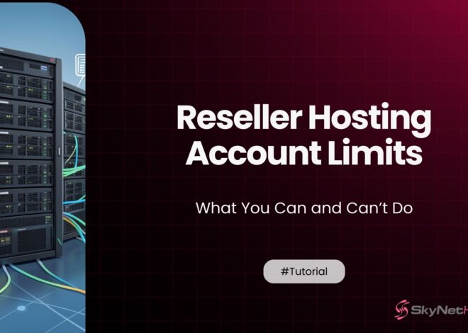 Reseller Hosting Account Limits Explained: What You Can and Can’t Do