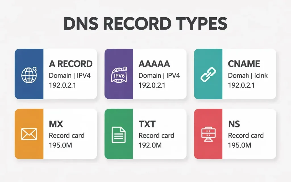 5 types of DNS Records