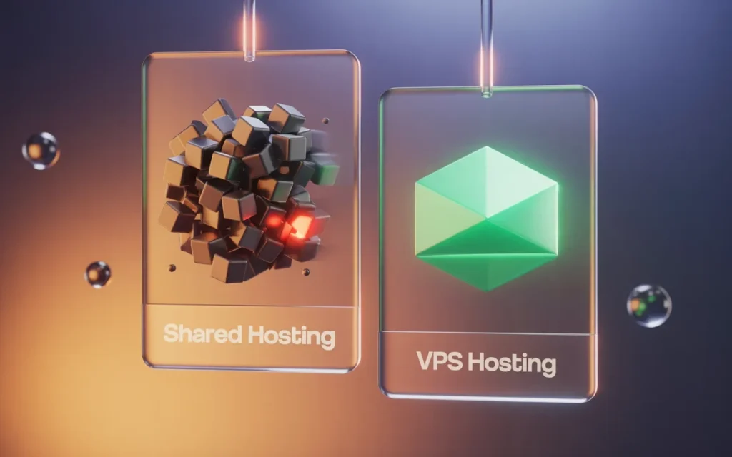 performance of shared hosting vs VPS hosting