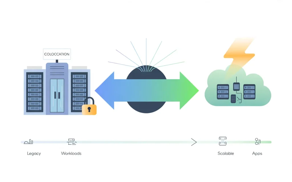 hybrid colocation cloud infrastructure model