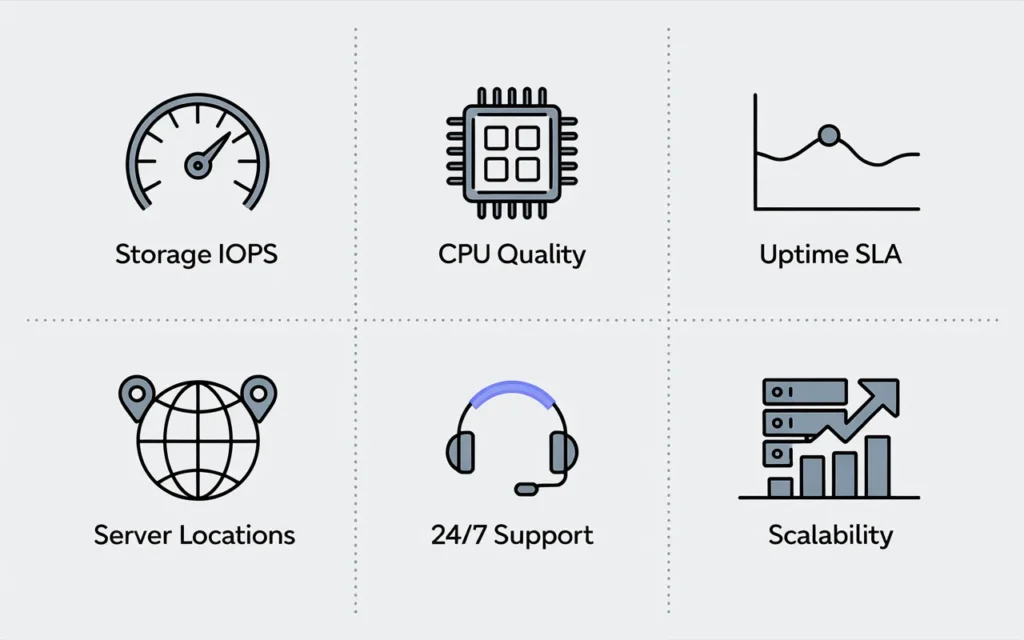 NVMe VPS provider evaluation criteria