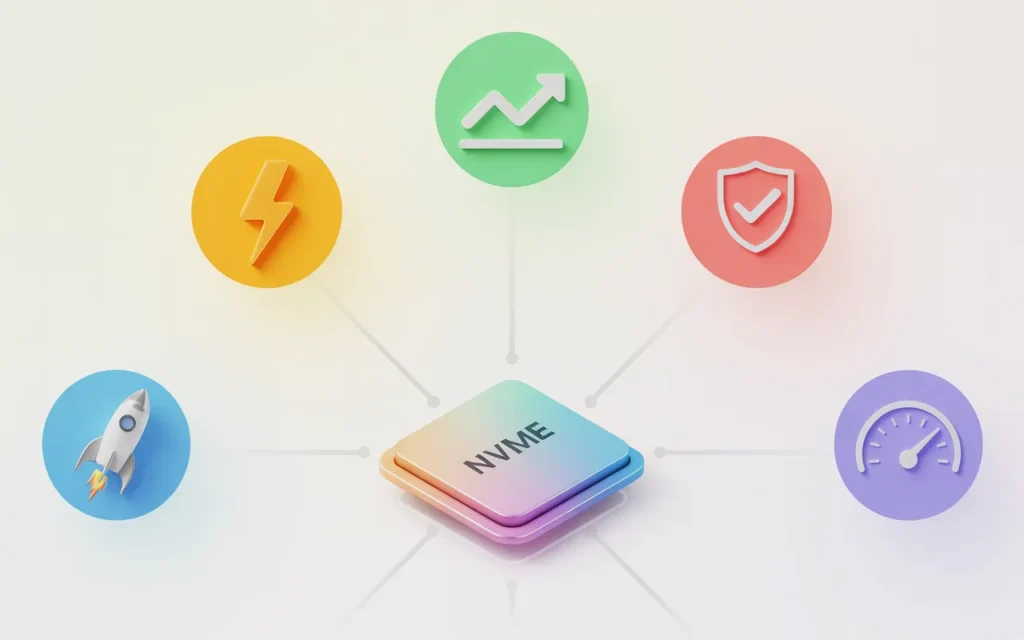 NVMe VPS performance benefits visualization