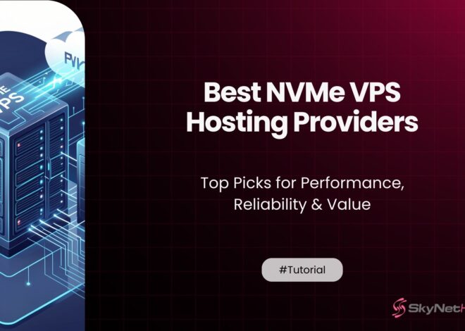 Best NVMe VPS Hosting Providers in 2026: Top Picks for Performance, Reliability & Value