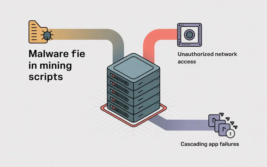 VPS crypto mining security risks