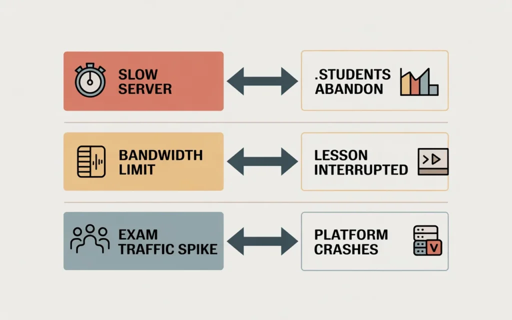 hosting impact on learning experience