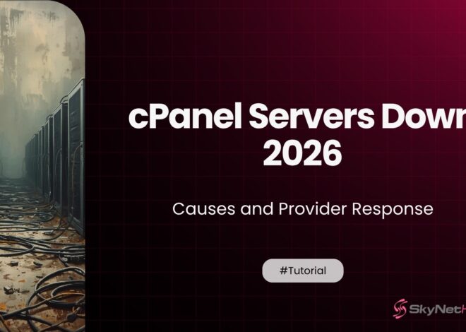 cPanel Servers Down 2026: Causes and Provider Response