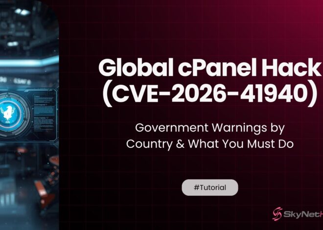 Global cPanel Hack (CVE-2026-41940): Government Warnings by Country & What You Must Do