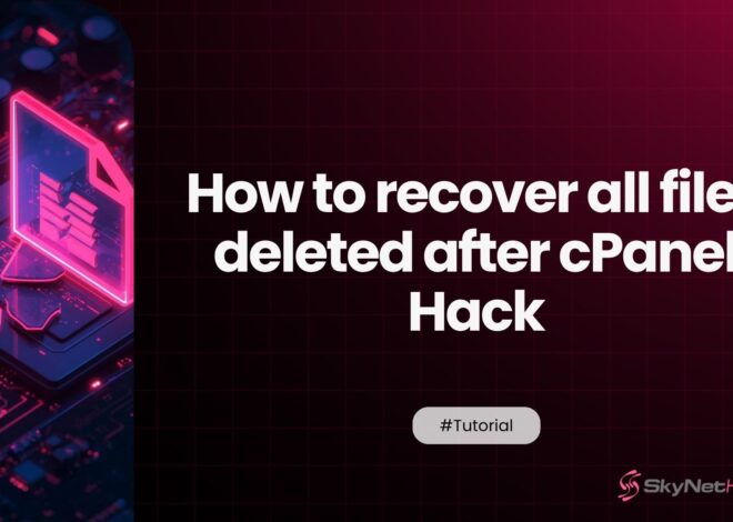 How to recover all files deleted after cPanel Hack – CVE-2026-41940