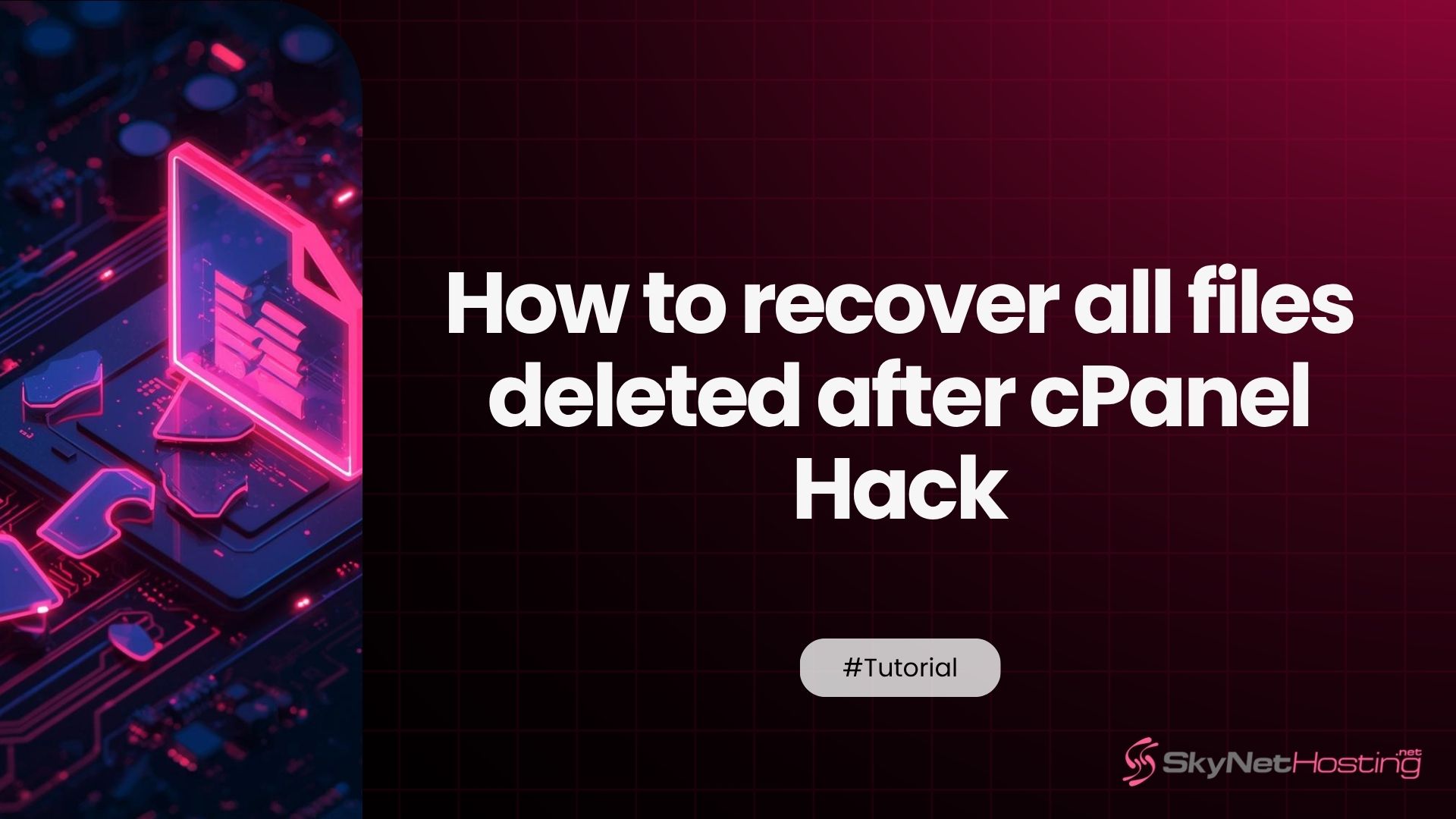 How to recover all files deleted after cPanel Hack – CVE-2026-41940