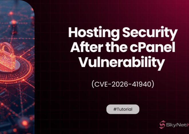 Hosting Security After the cPanel Vulnerability (CVE-2026-41940)