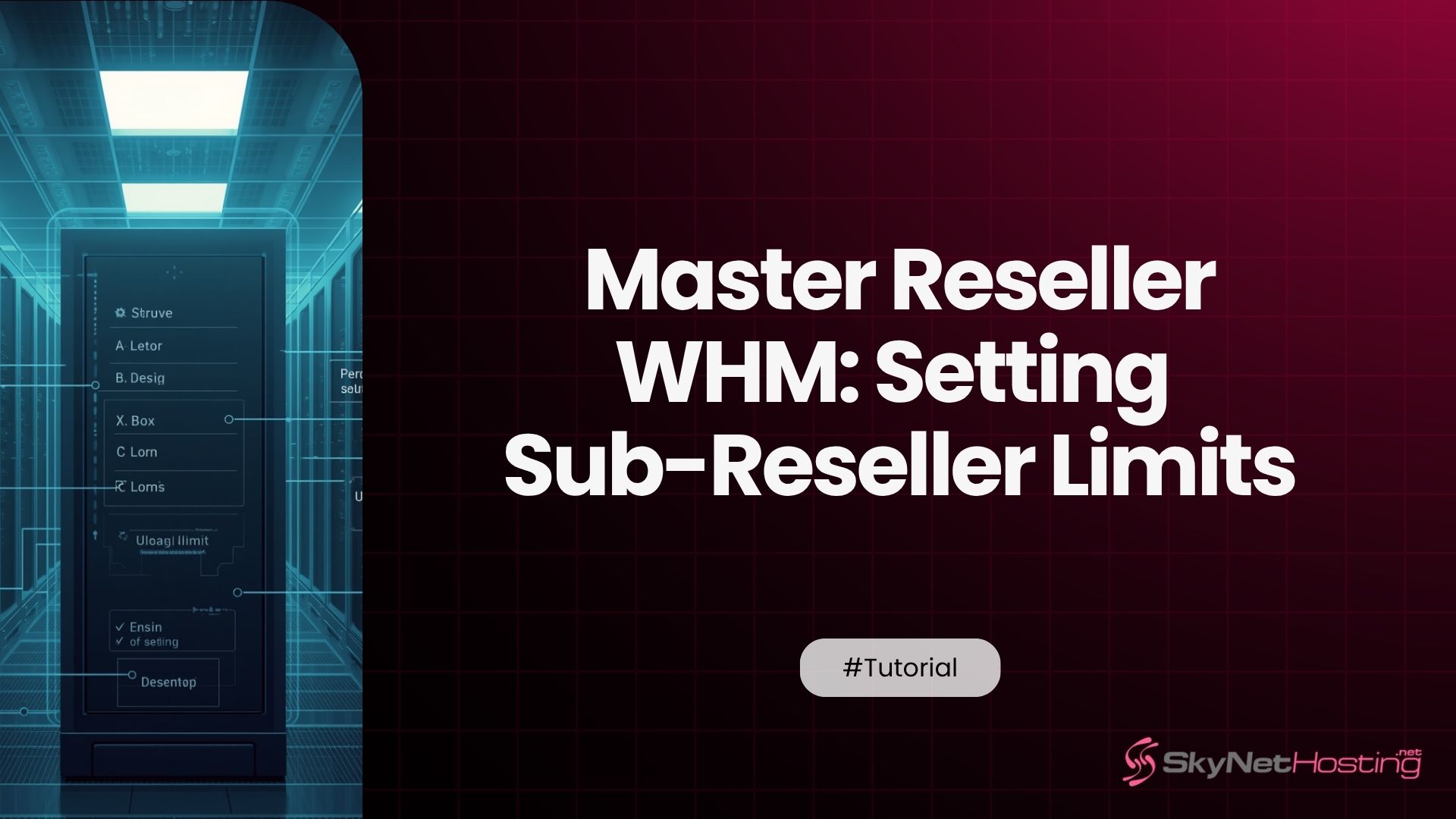 Master Reseller WHM: Setting Sub-Reseller Limits