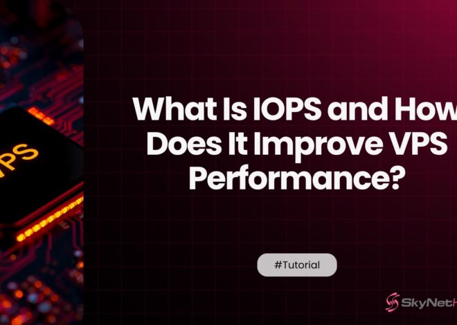 What Is IOPS and Why It Matters More Than Disk Size for Your VPS Performance