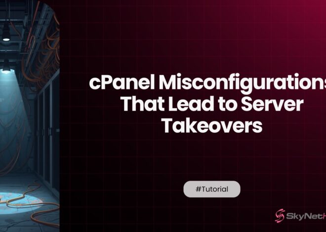 How OS Misconfigurations Turn cPanel Vulnerabilities Into Full Server Compromise