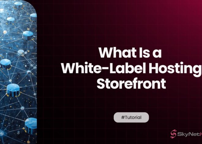 What Is a White-Label Hosting Storefront and How Does It Work?