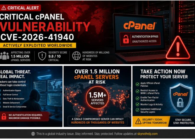 cPanel Hack 2026: CVE-2026-41940 Zero-Day Nightmare – 70M Domains at Risk