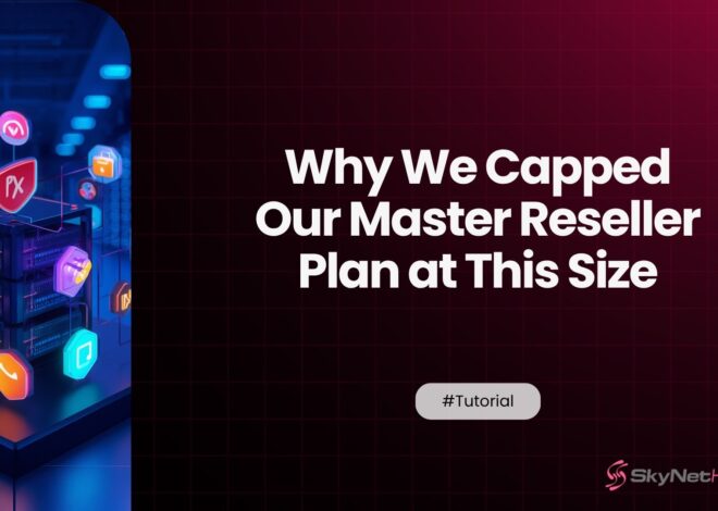 Why We Capped Our Master Reseller Plan at This Size