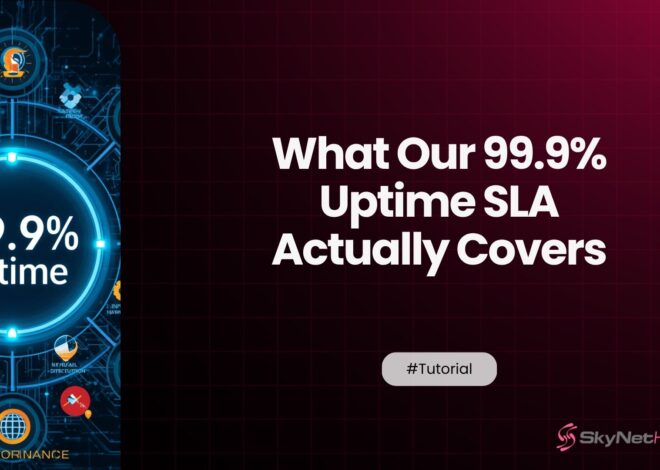 What Our 99.9% Uptime SLA Actually Covers