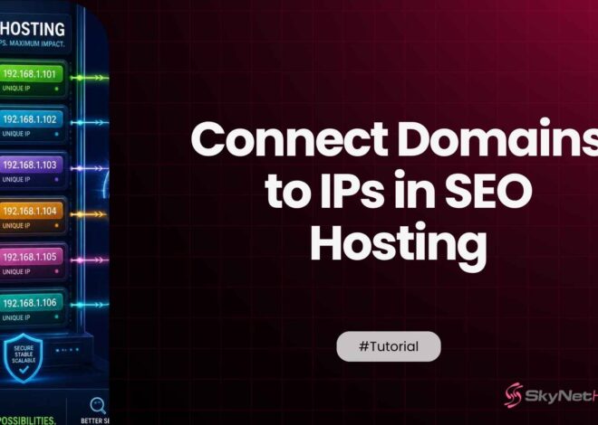 How to Connect a Different Domain to Each IP in Your SEO Hosting Account