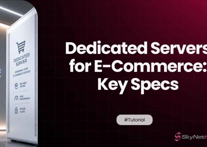 Dedicated Server Hosting for E-Commerce: What Specifications Do You Actually Need?