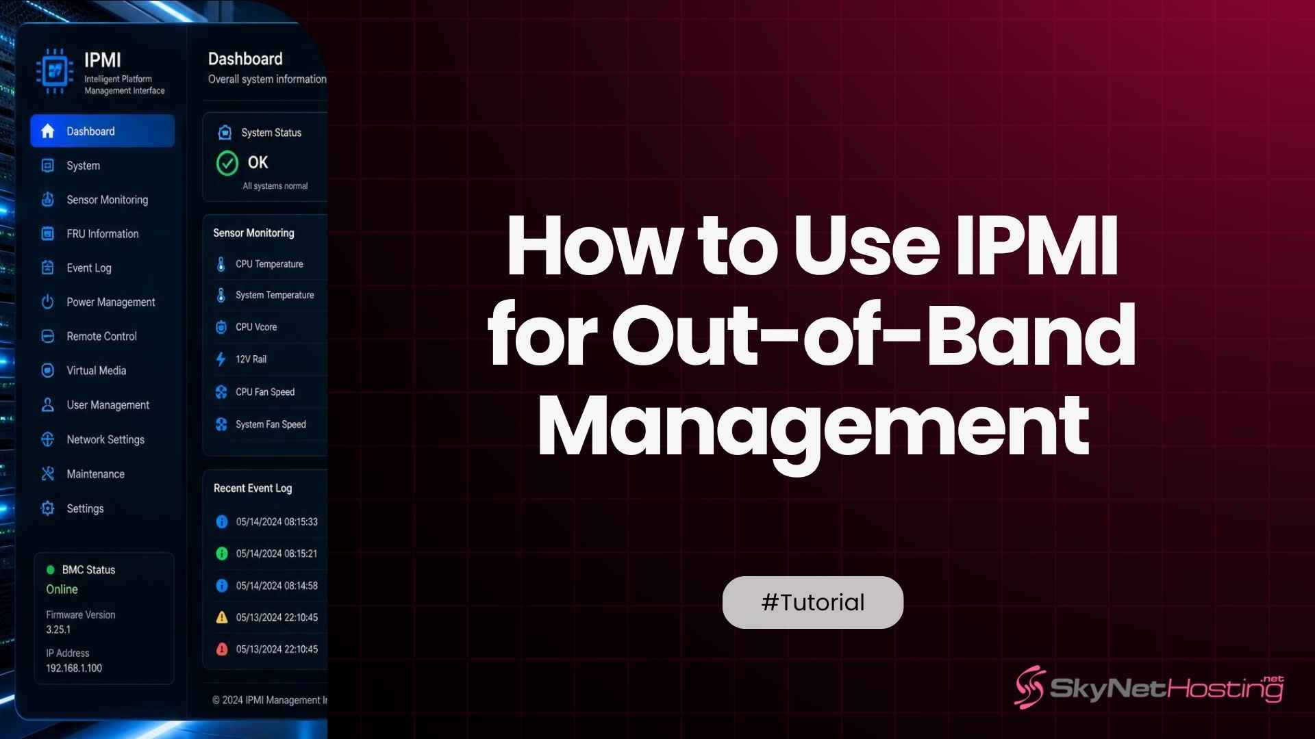 How to Use IPMI for Out-of-Band Management on Your Dedicated Server