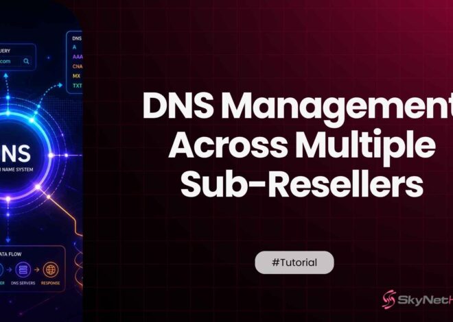 How Master Reseller Hosting Handles DNS Zone Management Across Multiple Sub-Resellers